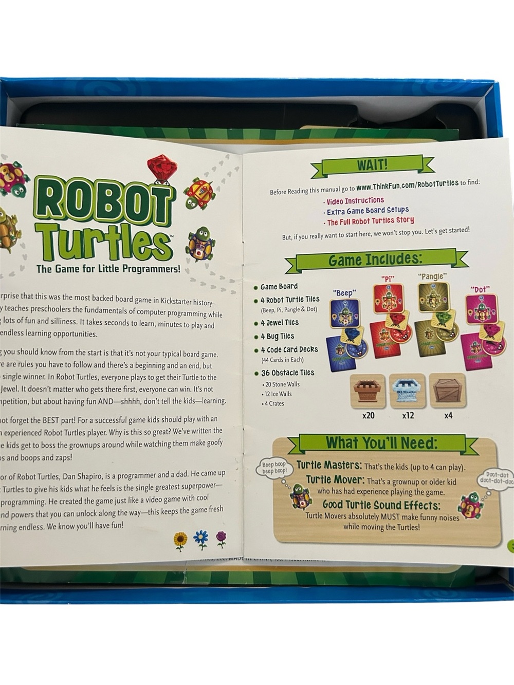 Robot Turtles The Game For Little Programmers! Basic Coding Concepts Ages 4 + - Picture 13 of 14